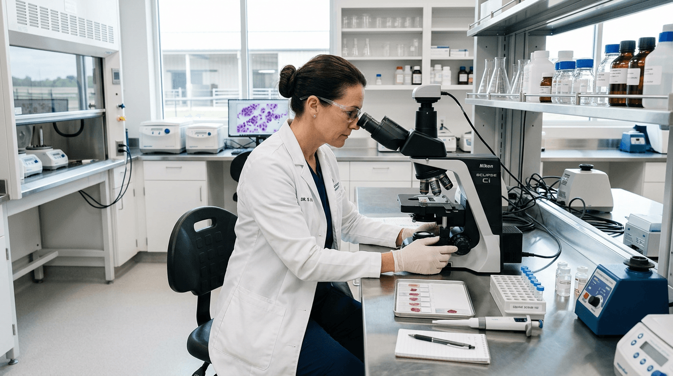 Equine veterinary laboratory